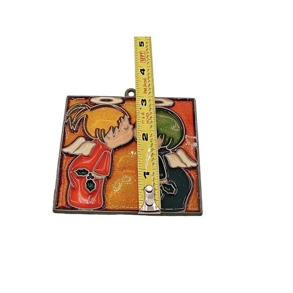 Angels with Wings Sweet Kiss Acrylic Suncatcher Ornament Hanging Decor 3.5x3" - Picture 7 of 9
